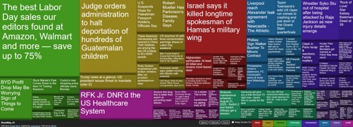 Image of NewsMap.JS site